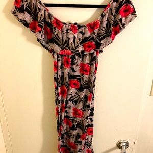 Flowery Summer George Dress